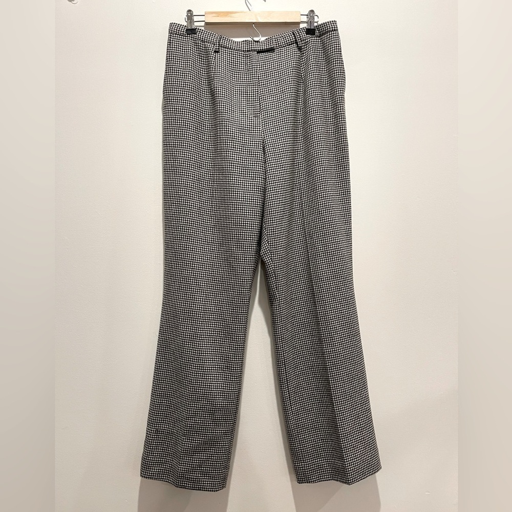 Vintage Pendleton 100% Virgin Wool Houndstooth Pants excellent size 12